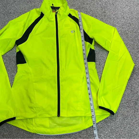 Pearl Izumi Elite Jacket Womens XS Yellow Cycling Elite Barrier Full Zip NEW - Picture 2 of 7
